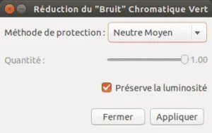 Réduction du chromatisme dans Siril