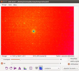 Gradient en fausses couleurs dans Siril