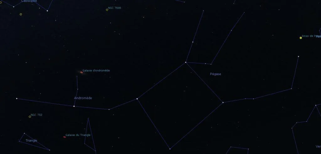 top des constellations de septembre : constellation de Pégase